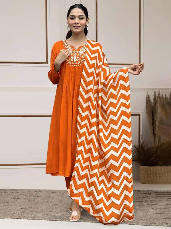 Pure Viscos Chanderi Silk Fabric in Beautiful Gown