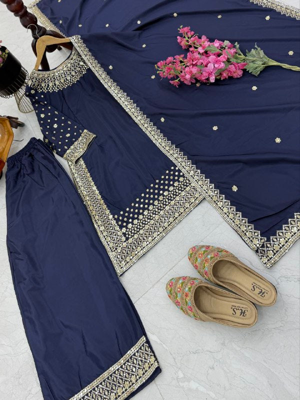 Embroidery Siqunce Work in beautiful Top