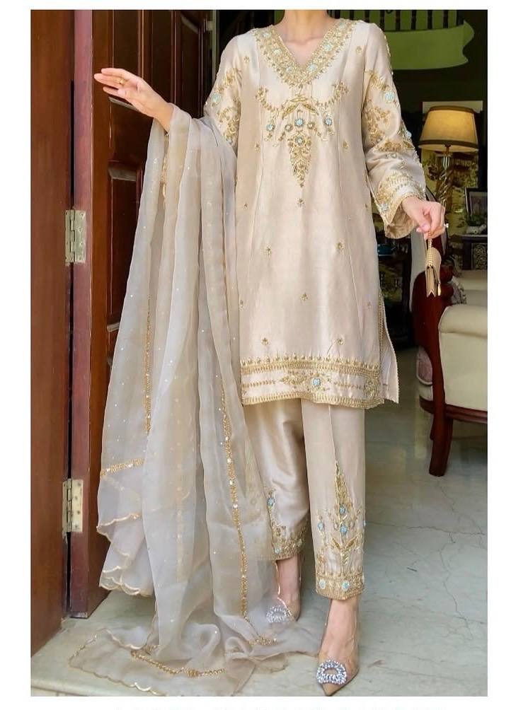 Heavy Natural Silk In Top