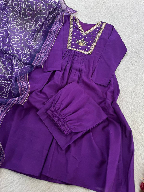 Hand Work In Gown