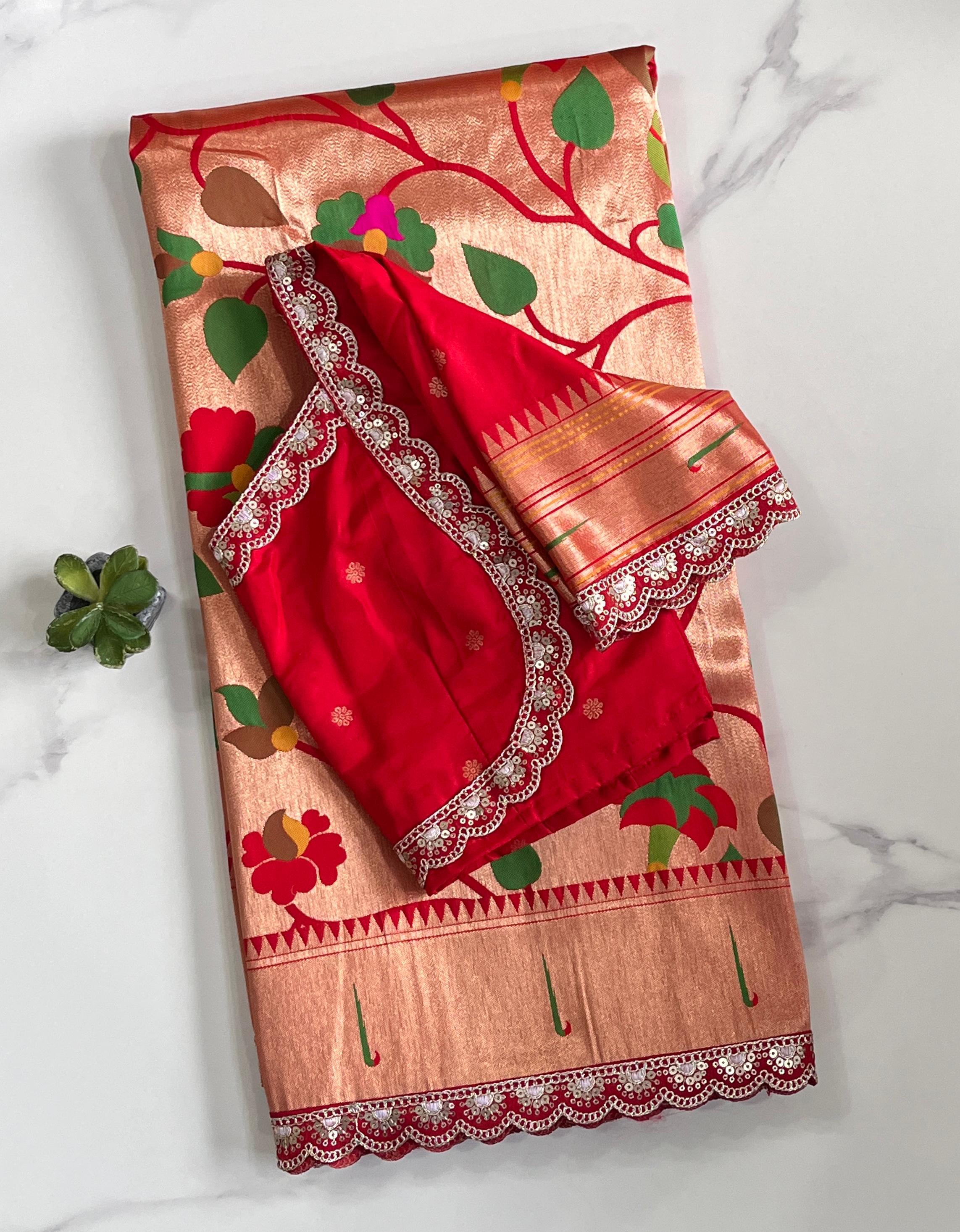 Banarasi pattu Aesthetic Saree