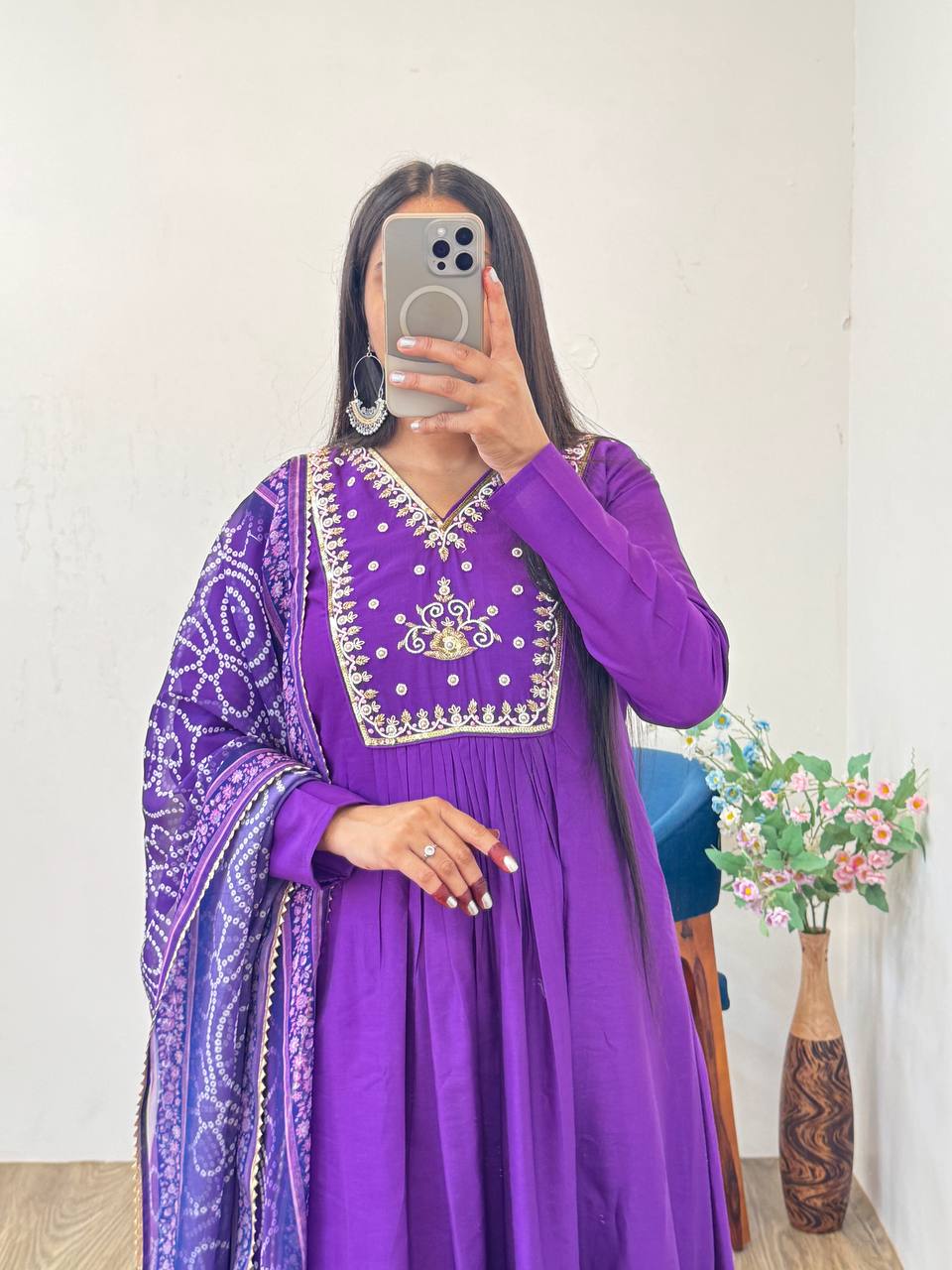 Hand Work In Gown