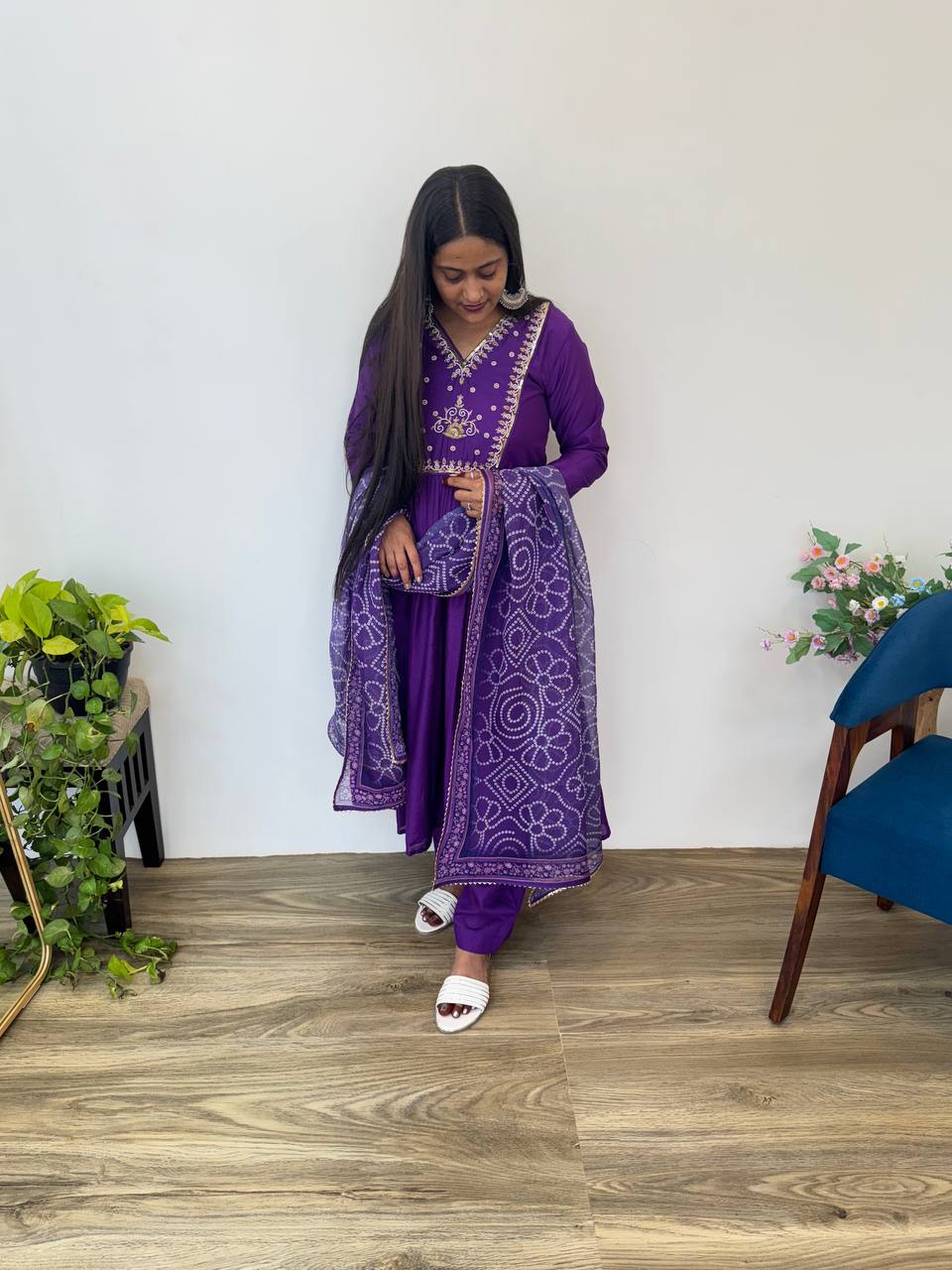 Hand Work In Gown