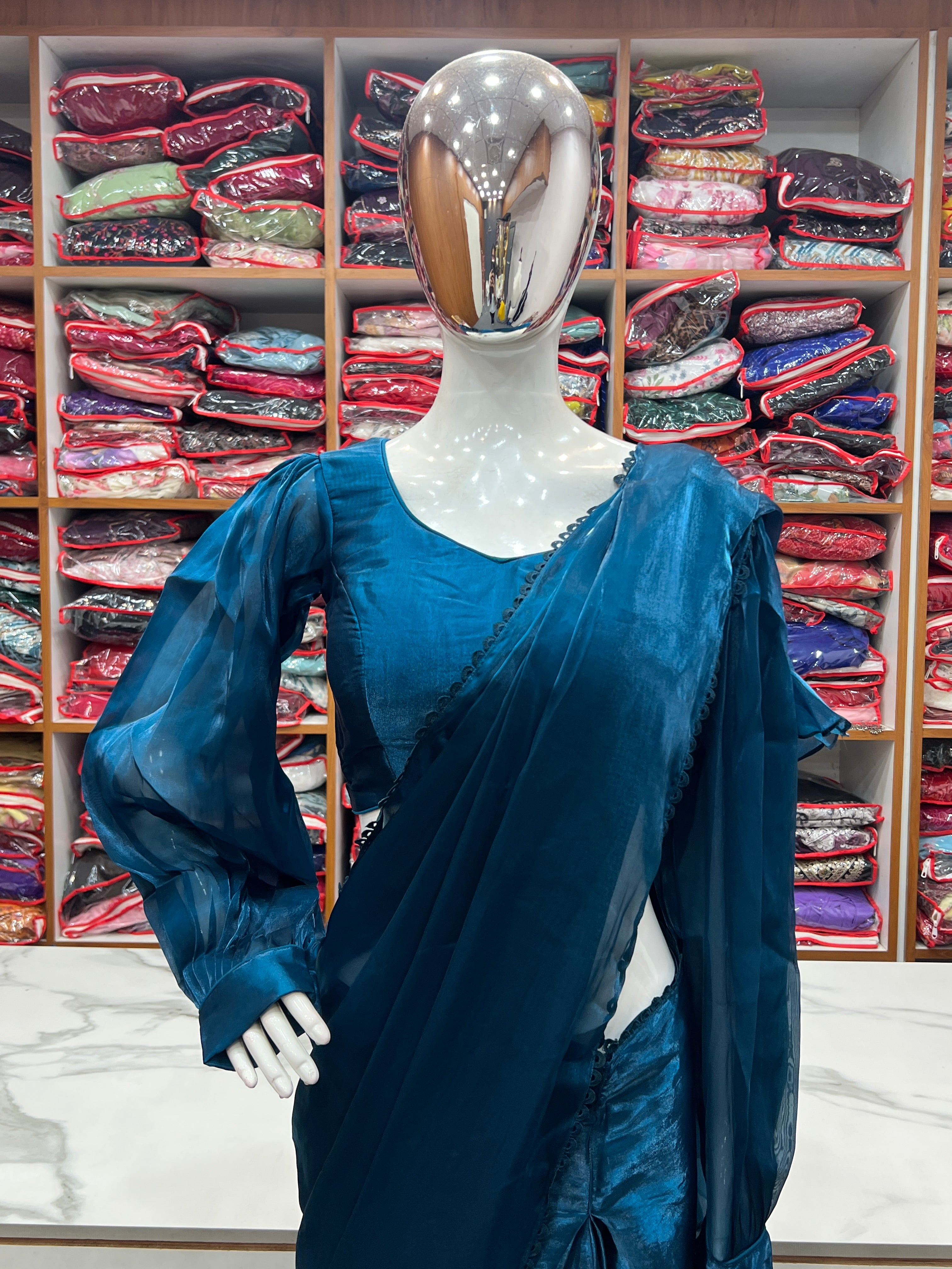 Jimmy Choo Orgenza Silk Saree