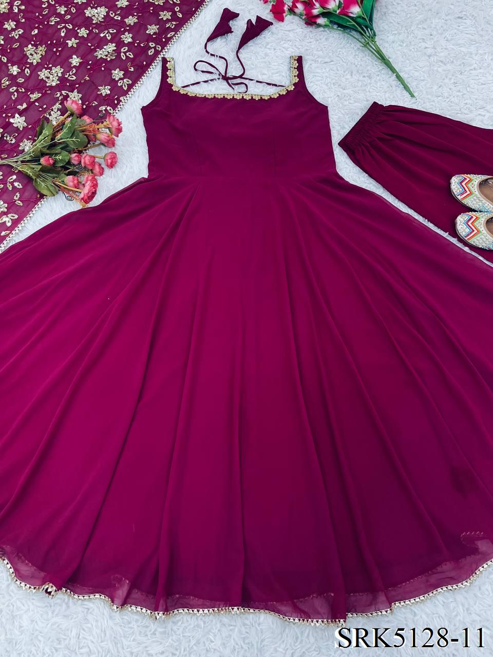 Heavy Faux Goergette Embriery Sequins Work Top