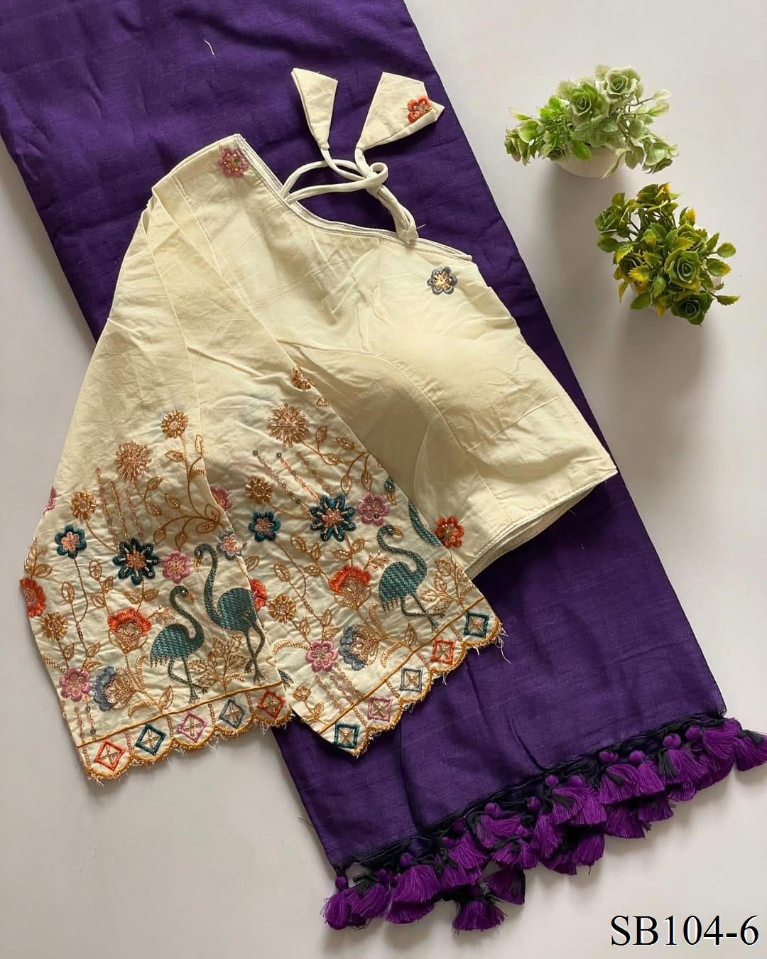 Kahdi Cotton Silk With Heavy Multi Hand Work Saree