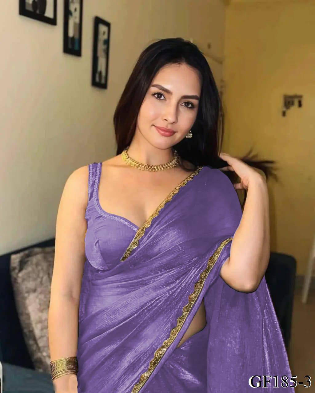 Premium Wear Chiffin Frendy Silk Hand Work Saree