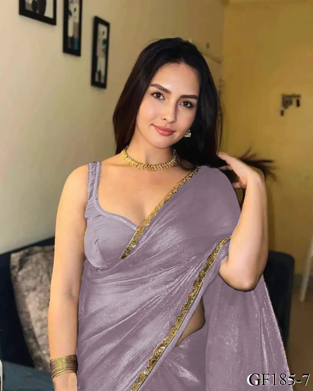 Premium Wear Chiffin Frendy Silk Hand Work Saree
