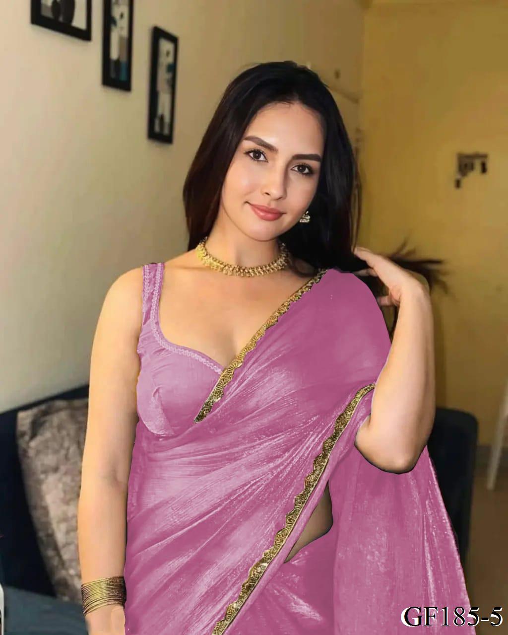 Premium Wear Chiffin Frendy Silk Hand Work Saree