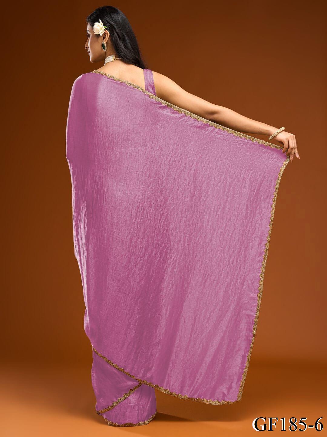 Premium Wear Chiffin Frendy Silk Hand Work Saree