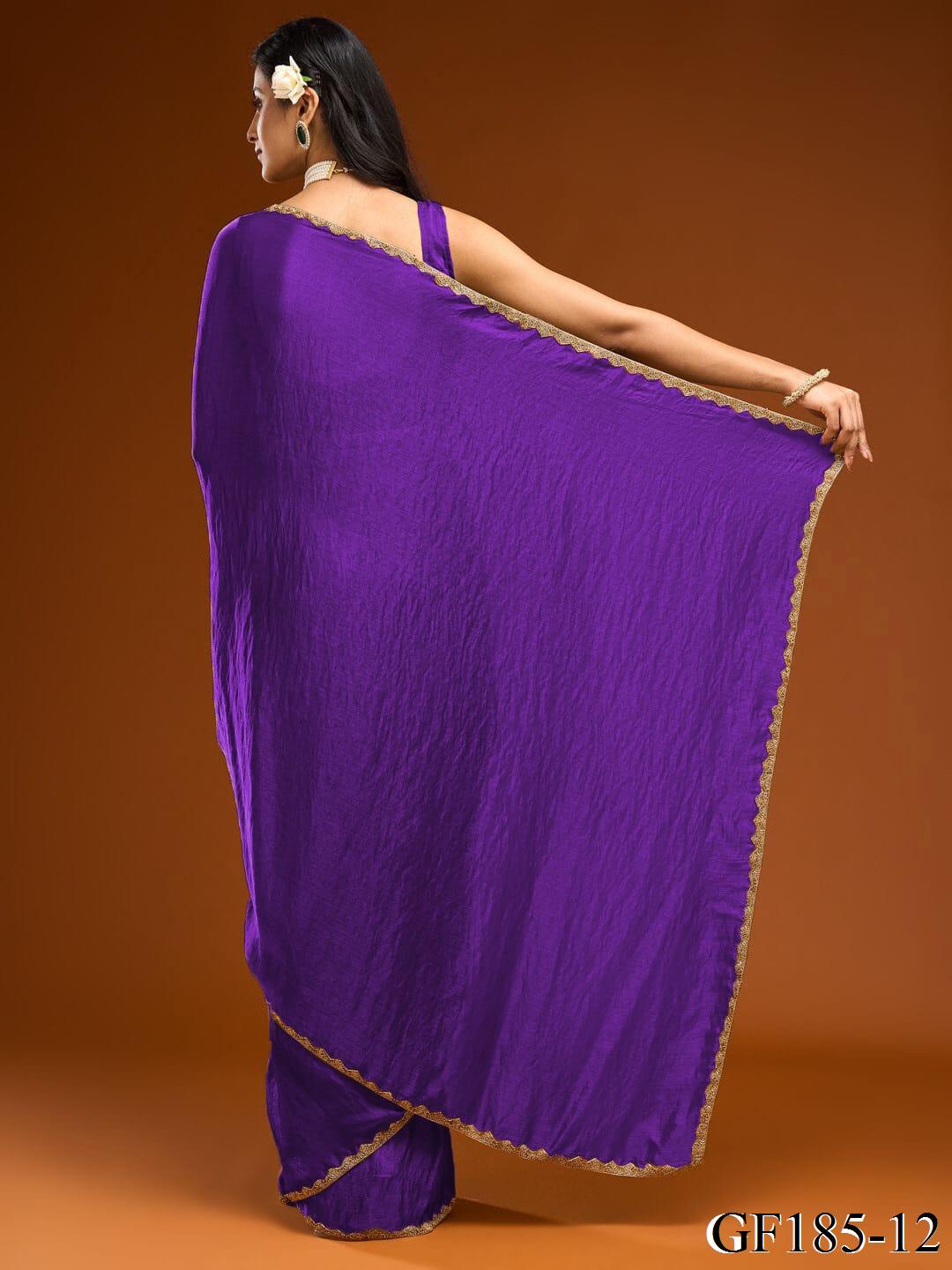 Premium Wear Chiffin Frendy Silk Hand Work Saree