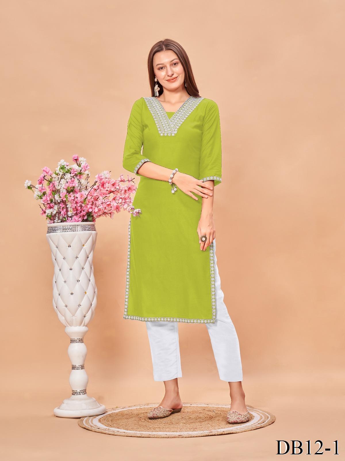 Fancy Look Reyon Fabric V Type Neck Top