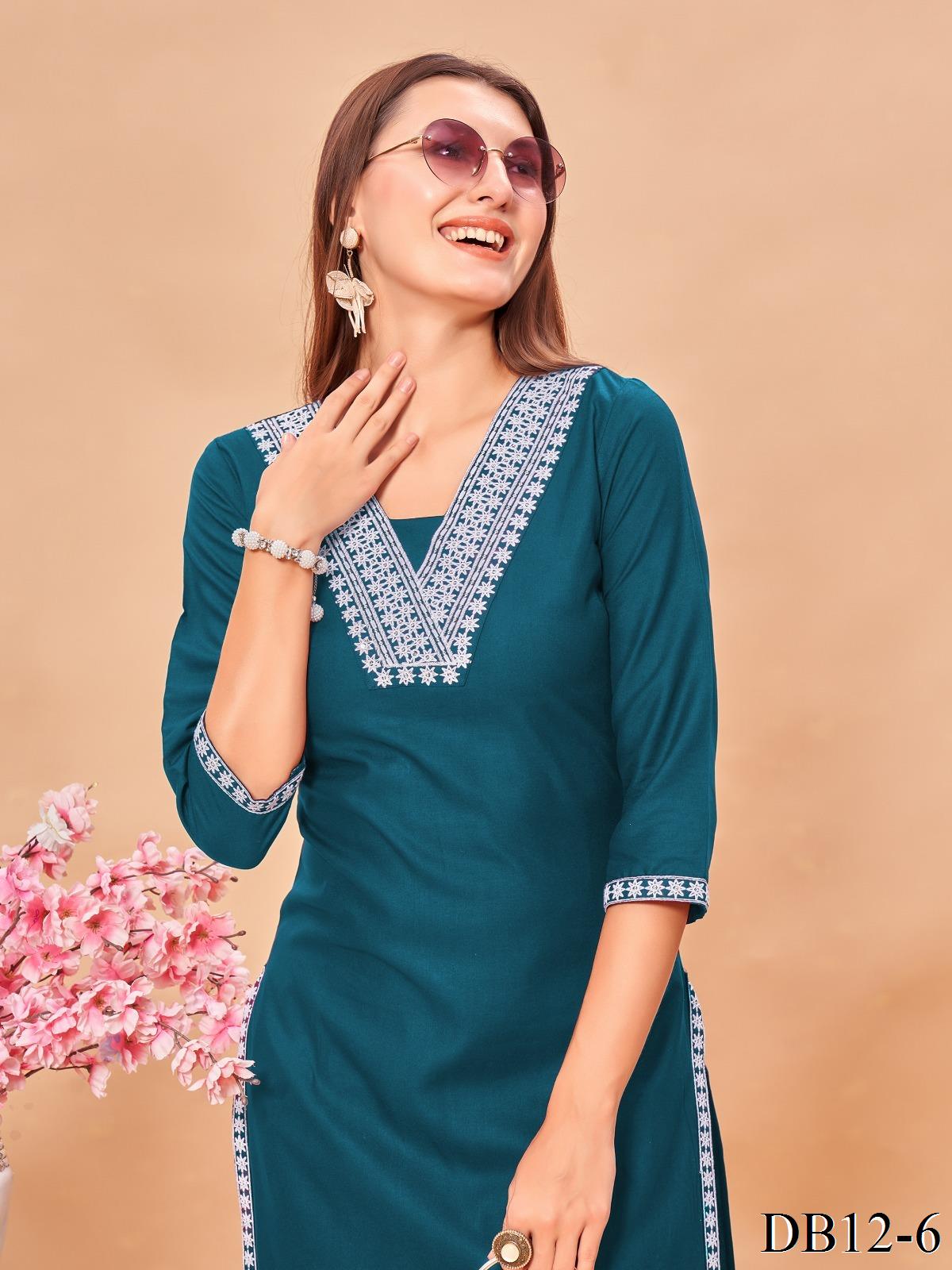 Fancy Look Reyon Fabric V Type Neck Top