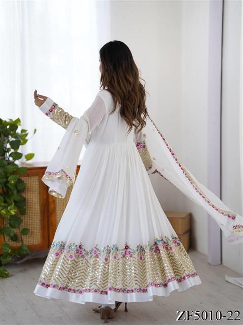 Beautifull Wear Heavy Georgette Multy Embroidery Work Top