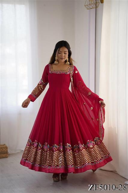 Beautifull Wear Heavy Georgette Multy Embroidery Work Top