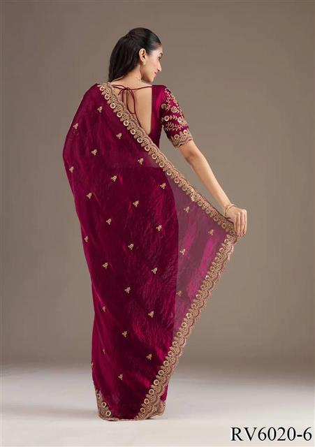 Frendy Satin Silk With Jari Dori Work Saree