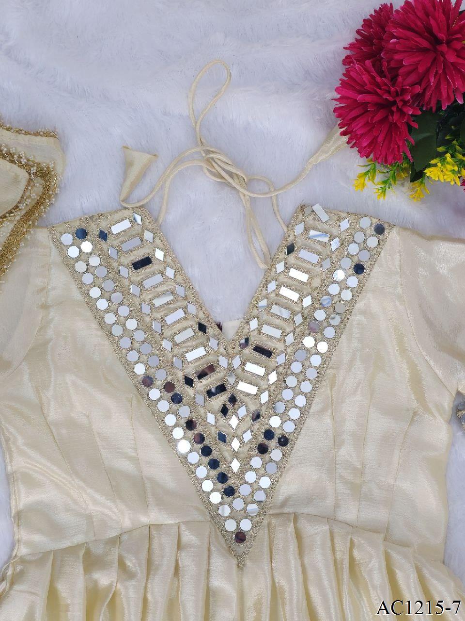 White Color Chinon With Beautifull Coding Work Top Plazzo