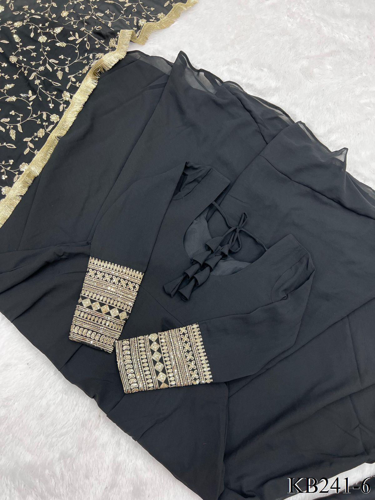 New Designer Best Seller Gown With Heavy Work Dupatta