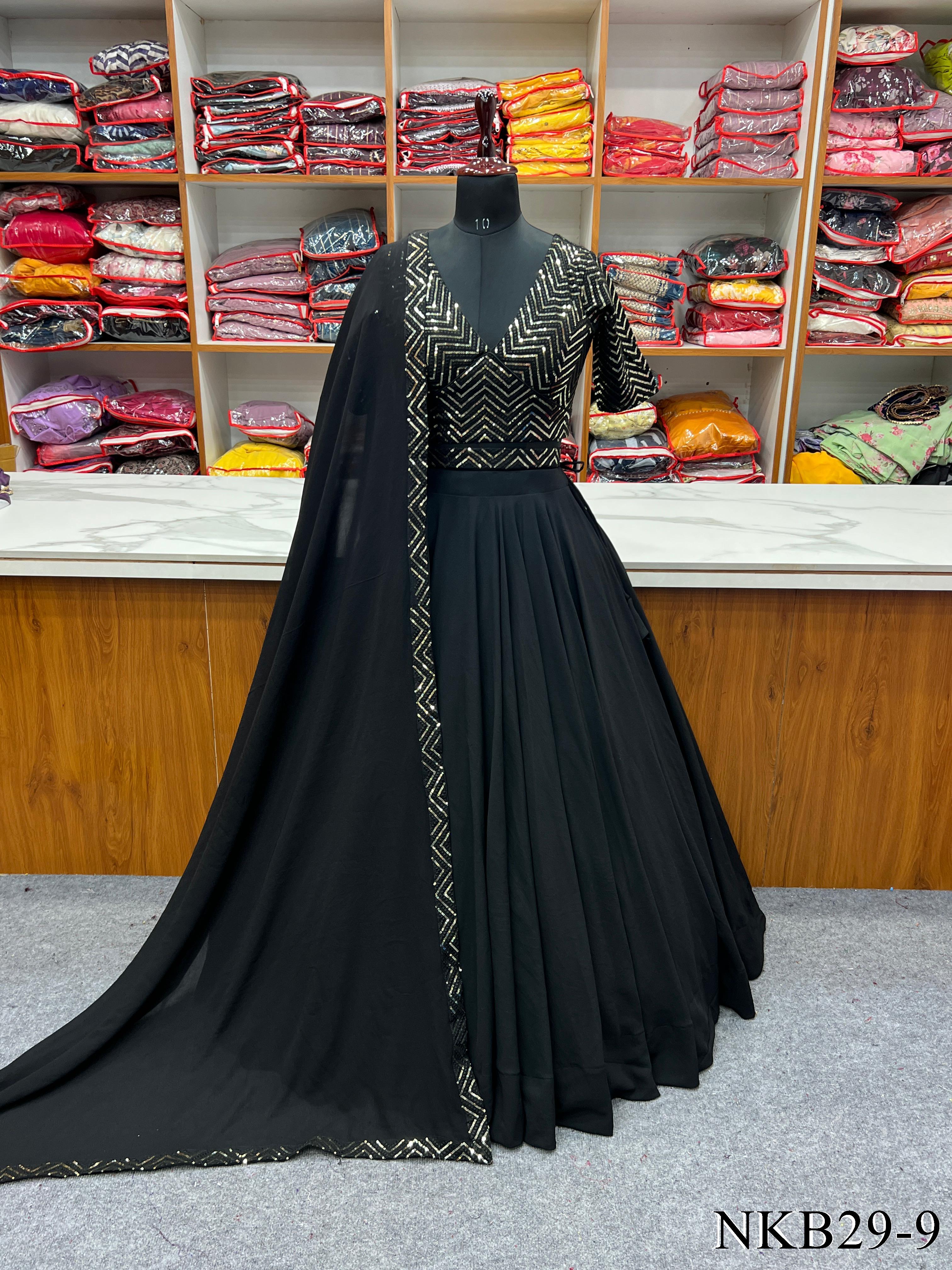 Wedding Wear 8 MTR Flair able Lehenga With Heavy stitched Blouse