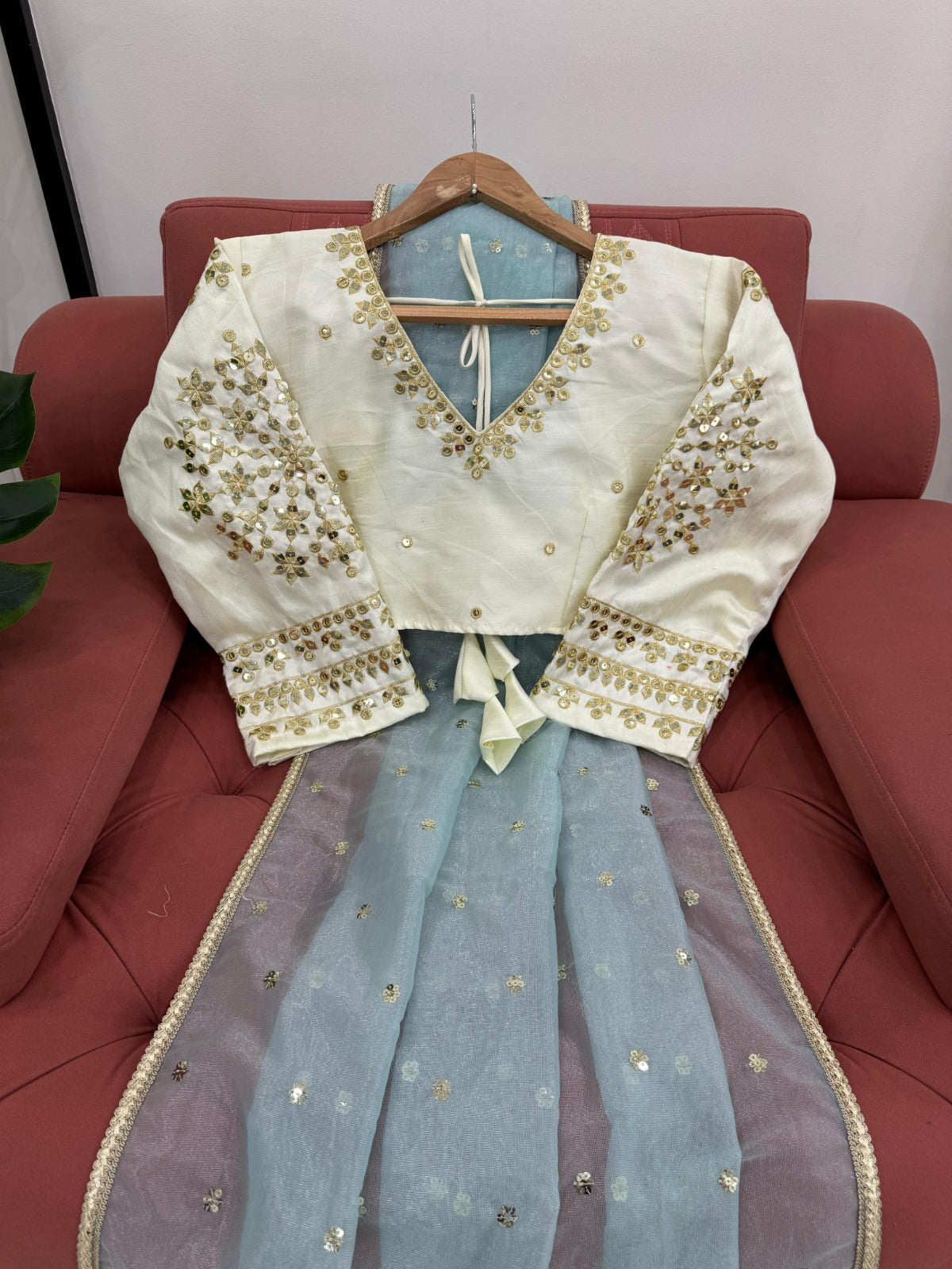 Havy Twill NetThred & Sequnce with Fancy Lace Saree