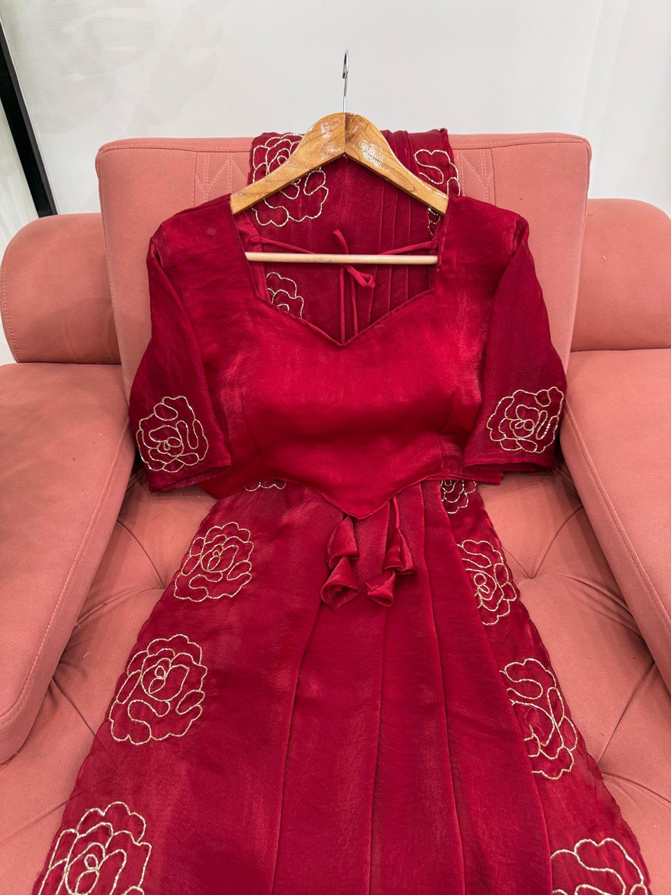 Jimmy Chu Silk Hand Work Saree