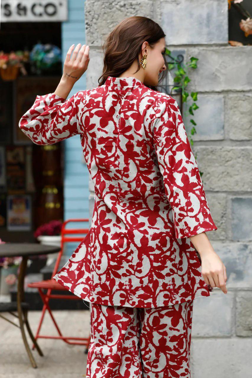 New Summer Collection Cotton Blemd Co-ord Set