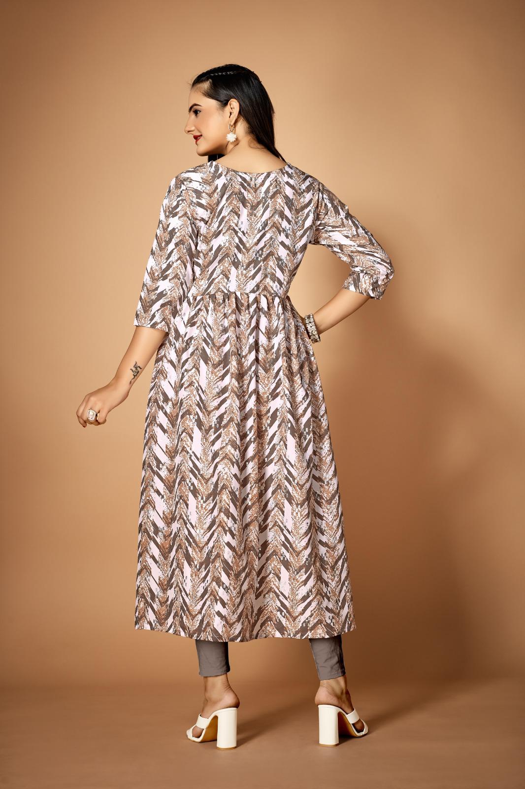 Heavy Soft Imported Print Foil Print Top