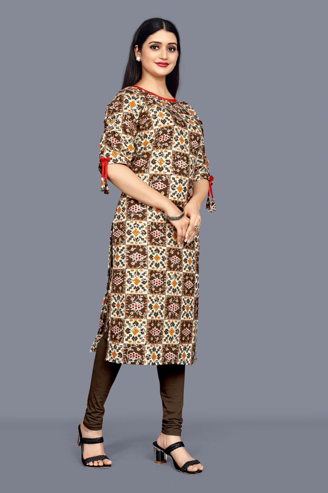 Heavy Soft Imported Print Foil Print Top