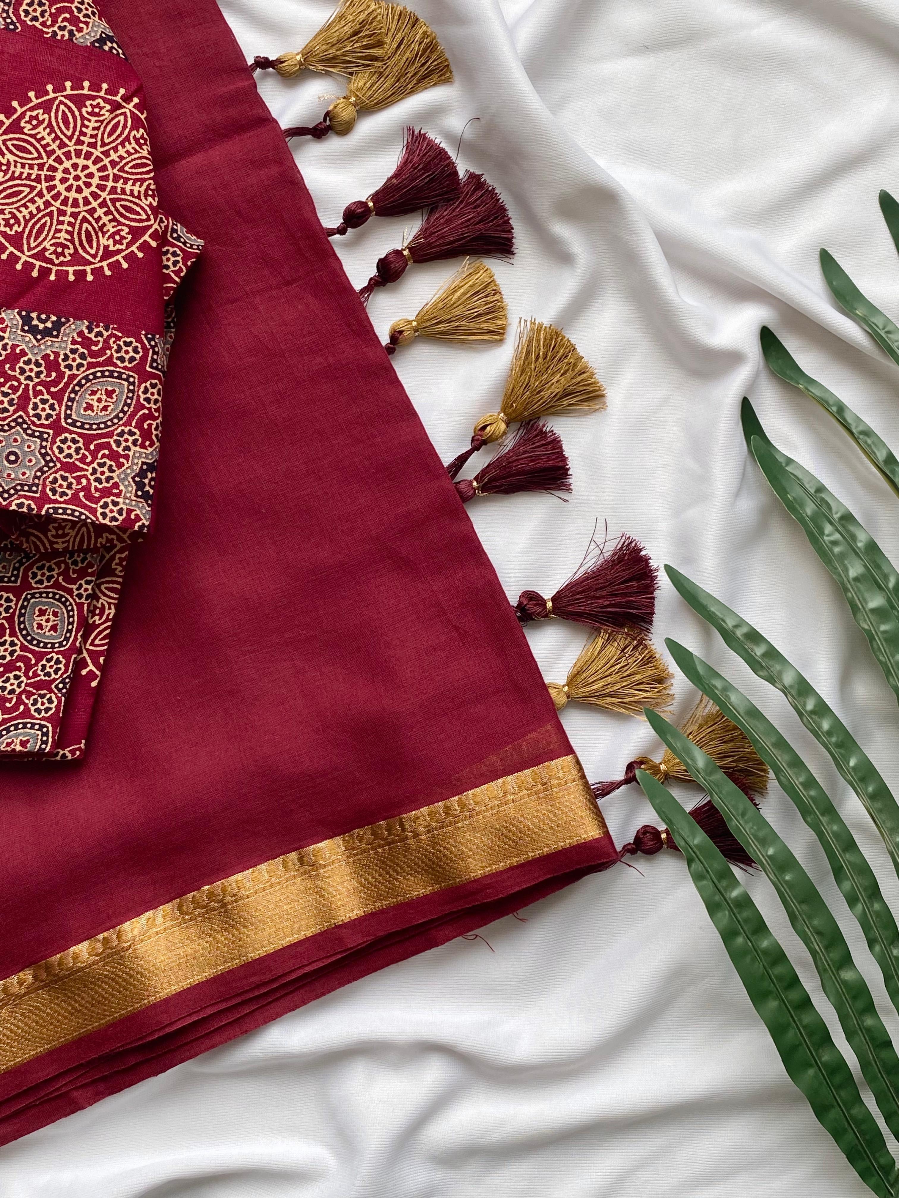 Pure Mul Cotton Beautiful Jacquard Border Work Saree