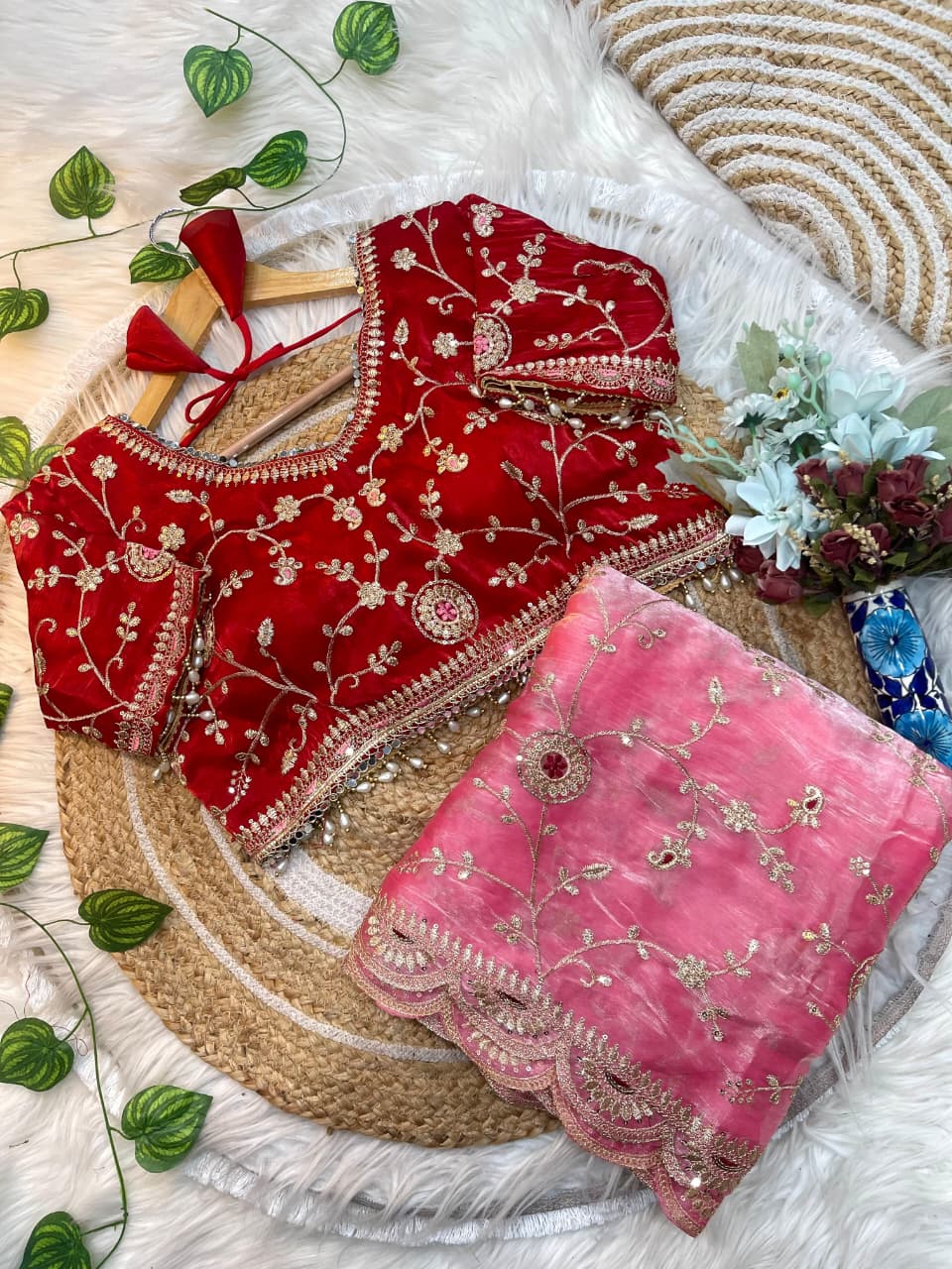 Soft Elegent With Rich Look With Embroidery Work Saree