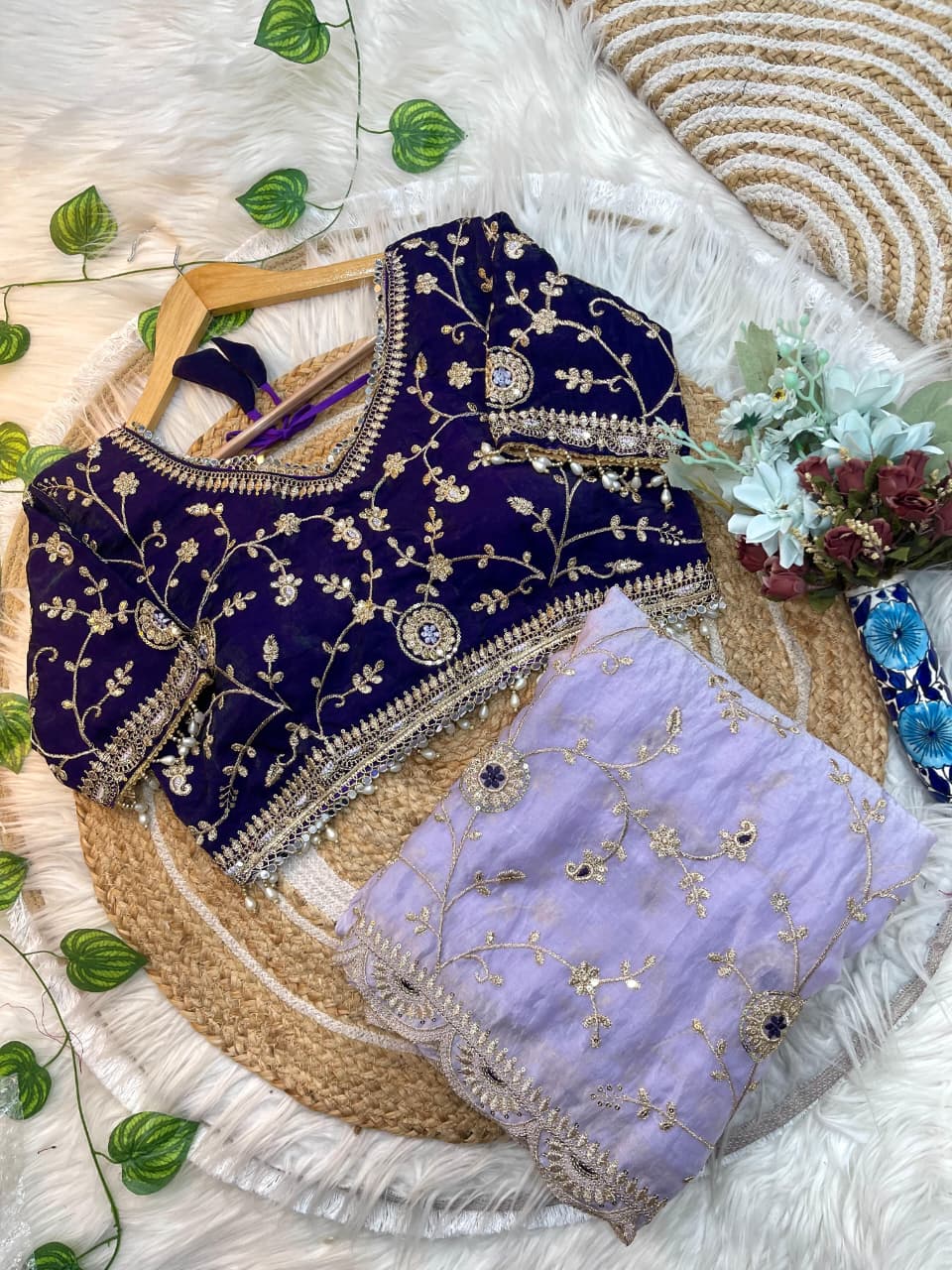 Soft Elegent With Rich Look With Embroidery Work Saree