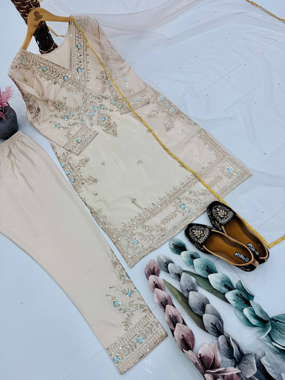 Heavy Natural Silk In Top