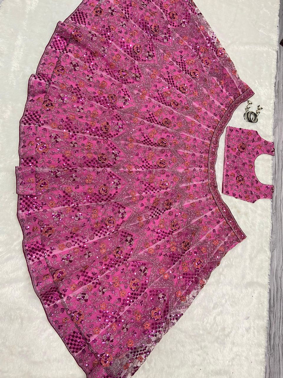 Premium Butterfly Heavy Thread Lehenga