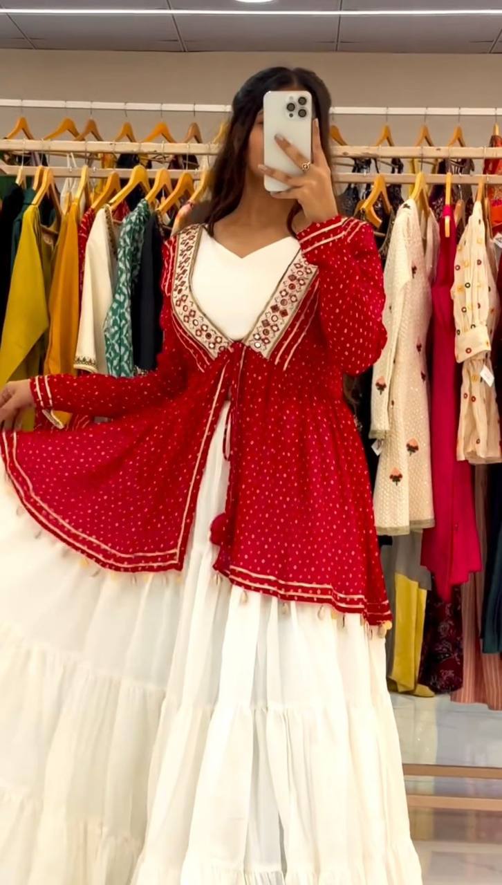 Georgette Fabric in Lehenga