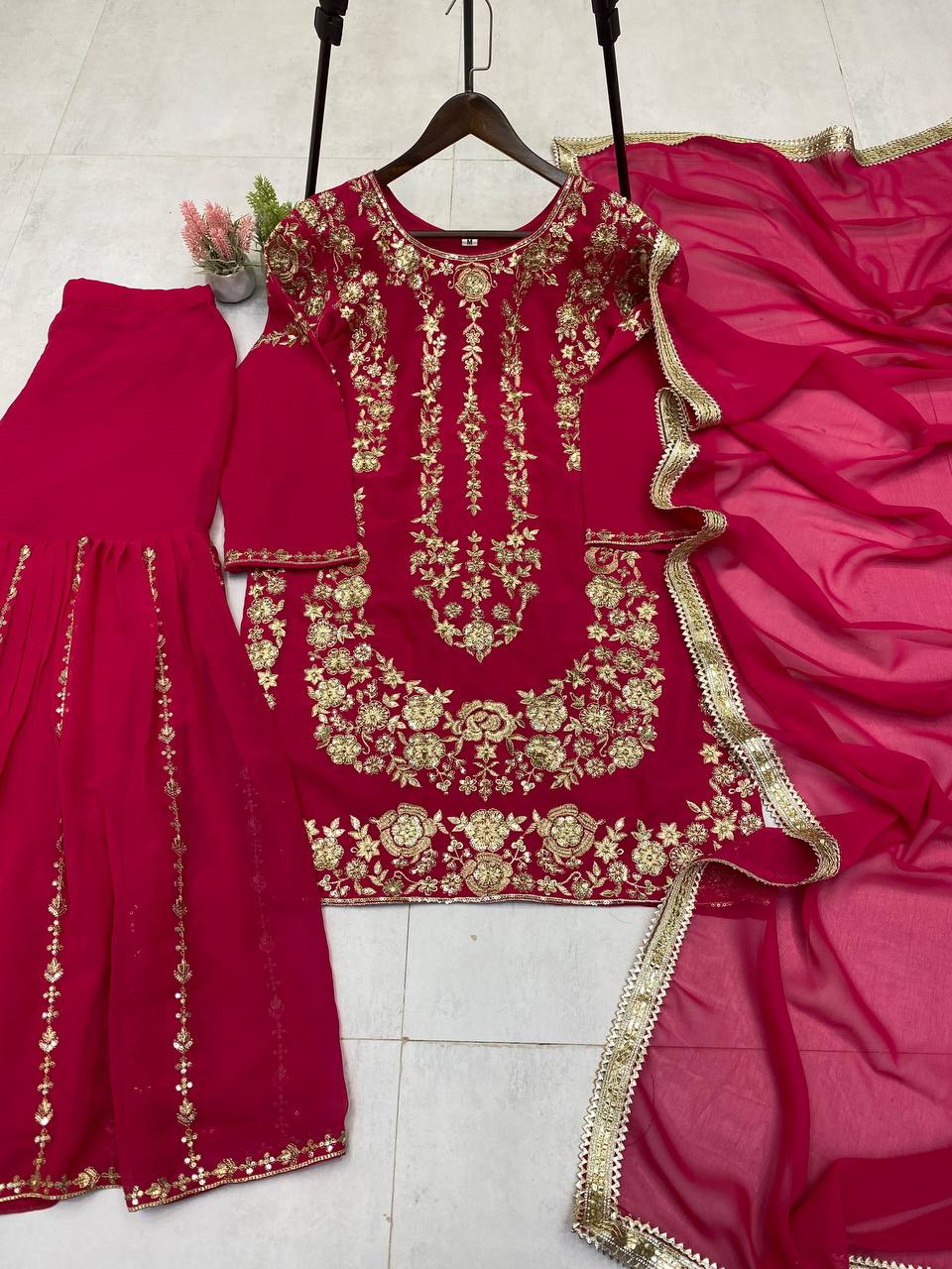 Sequence Embroidery Work in beautiful Top