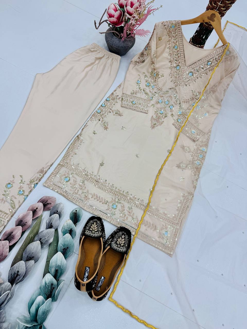 Heavy Natural Silk In Top