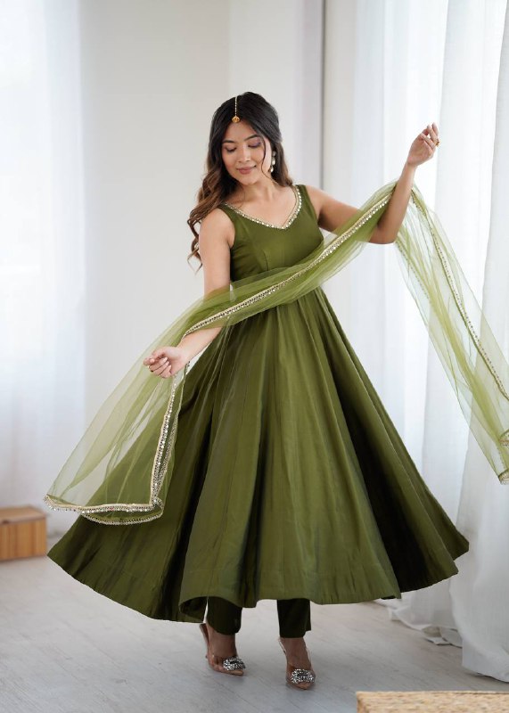 Rani Pink Color Fency Lace Work Anarkali