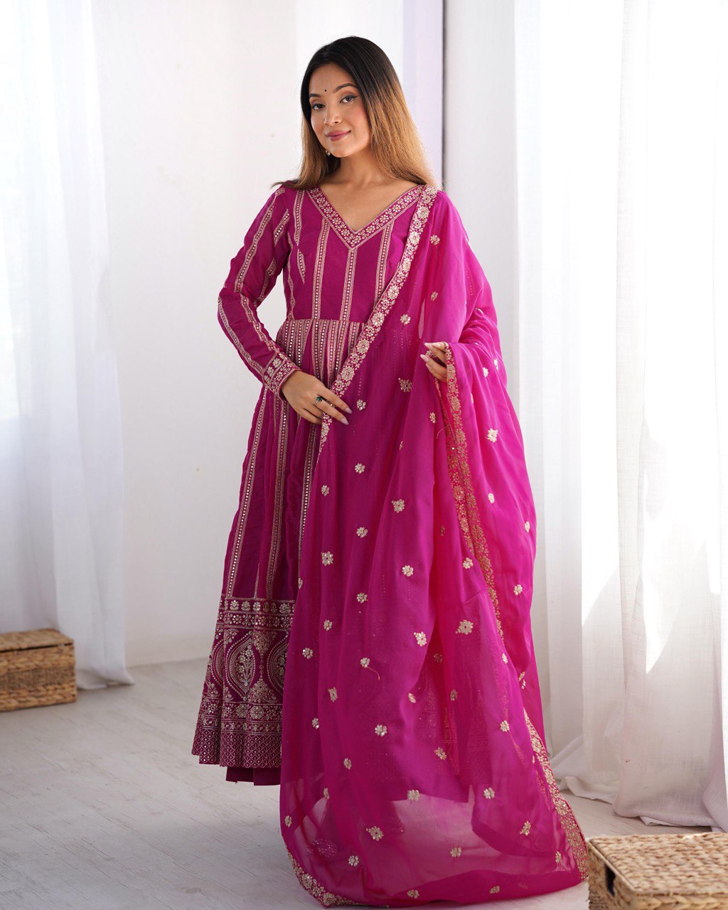 WOMEN'S WEAR SUMMER WEDDING SPECIAL SEQUENCE WORK GOWN