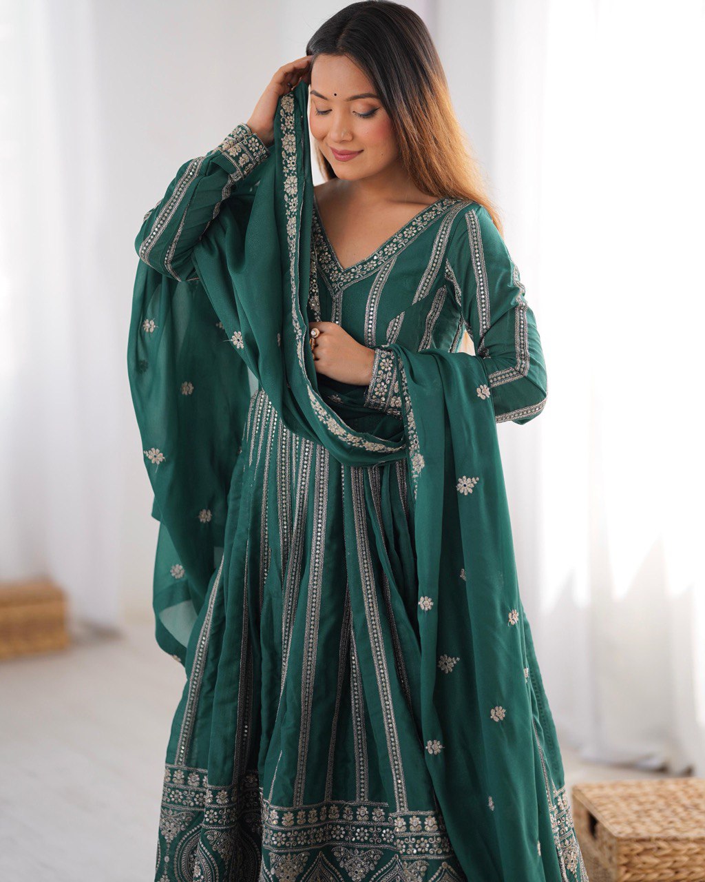 WOMEN'S WEAR SUMMER WEDDING SPECIAL SEQUENCE WORK GOWN