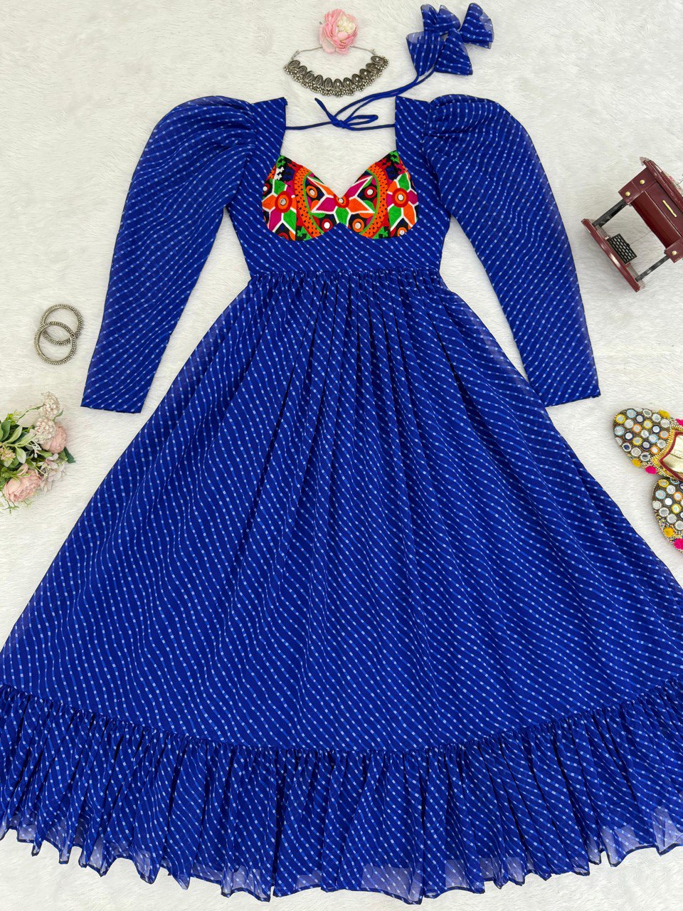 Beautifull Georgette Fabric Digitial Print Work Gown