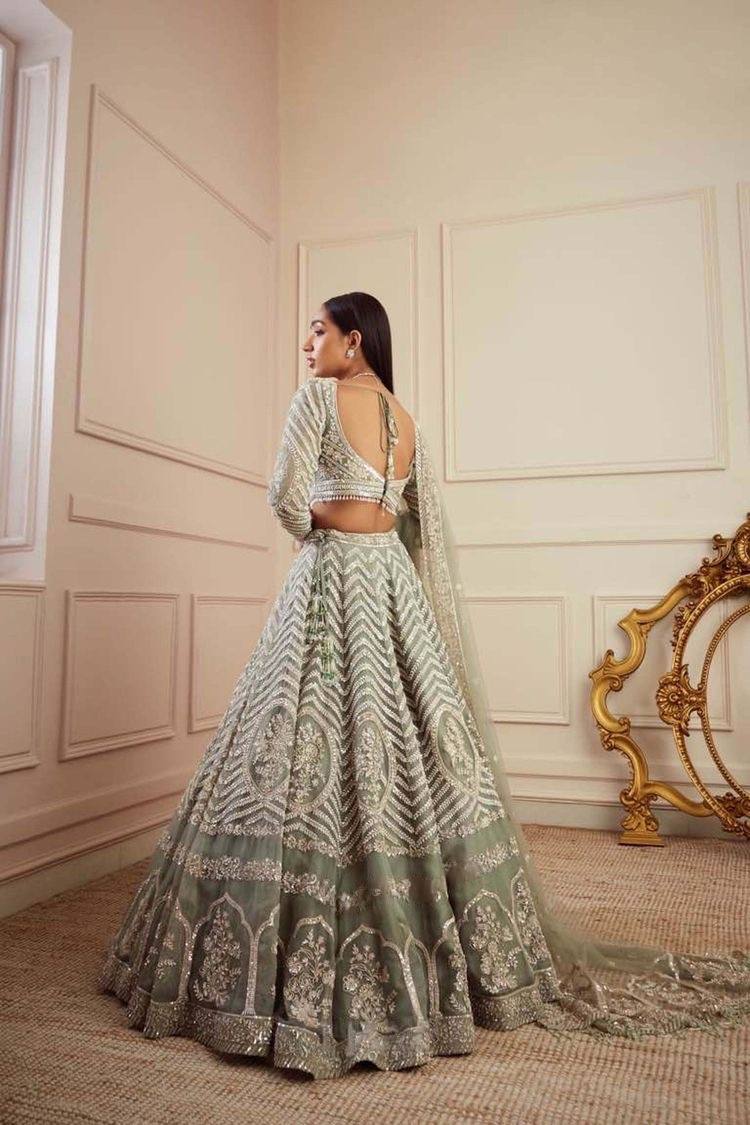 TRENDMALLS Women's Embroidery Sequence Work Lehenga Choli