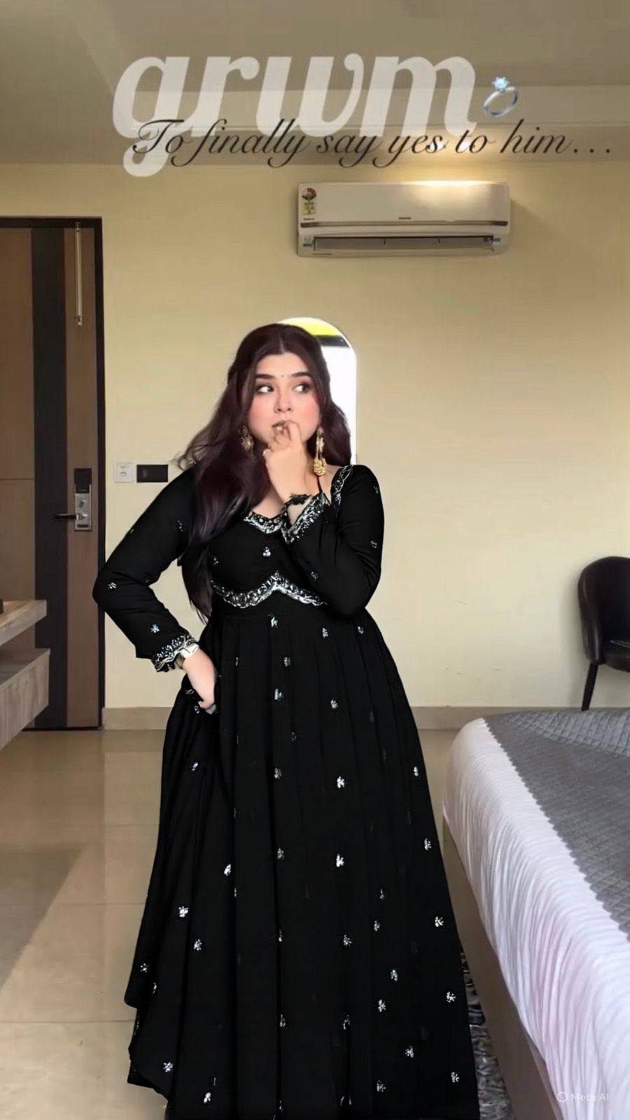 havy Foux Goargate Fabric in Gown