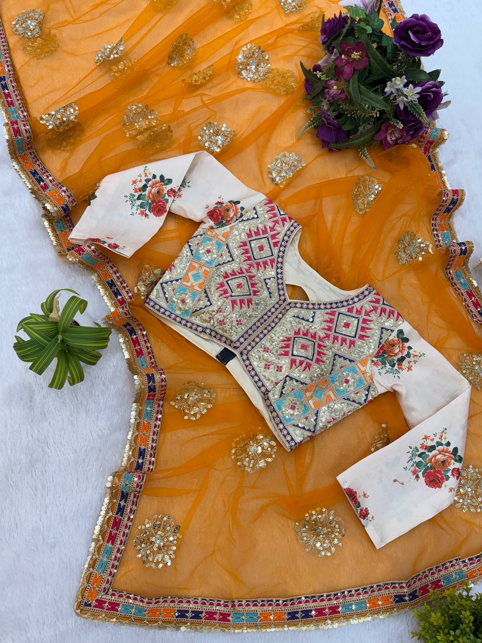 Wedding Special Butterfly Net Wth Fancy Lace Work Saree