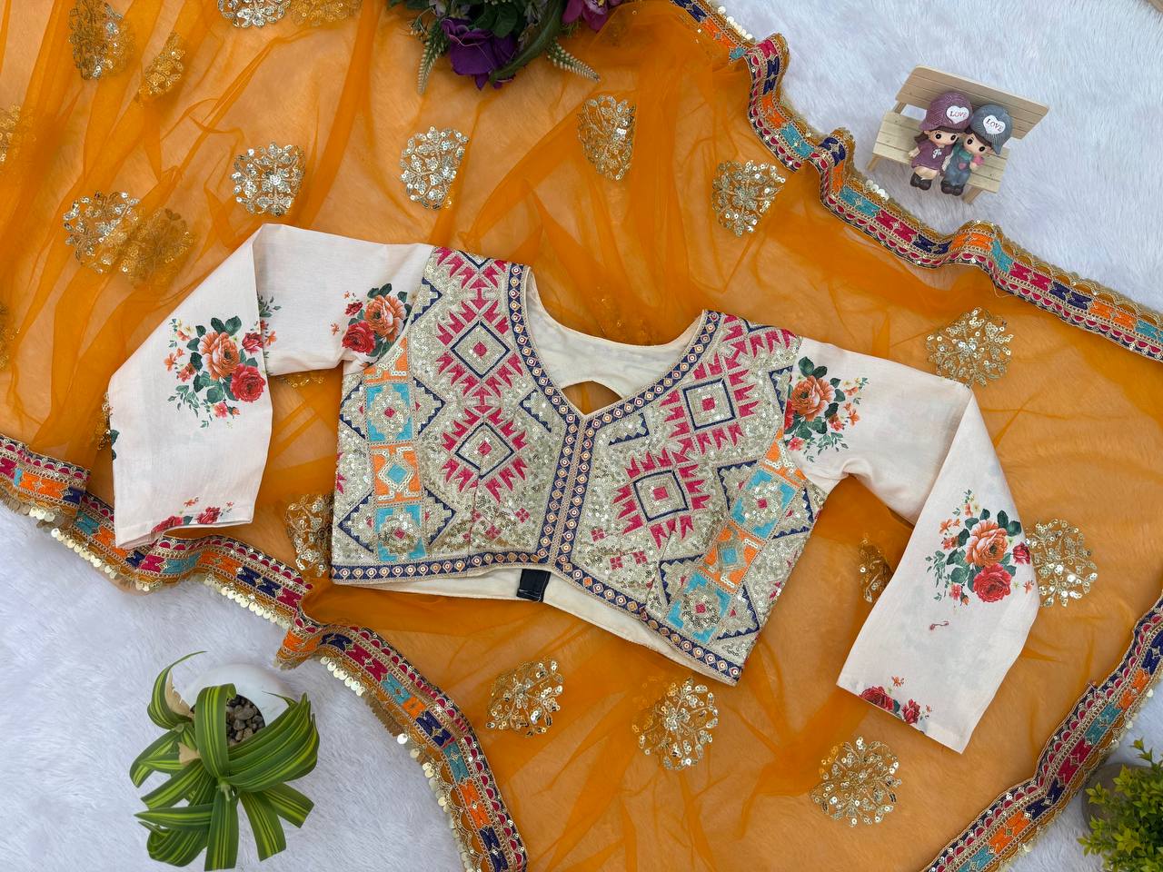 Wedding Special Butterfly Net Wth Fancy Lace Work Saree
