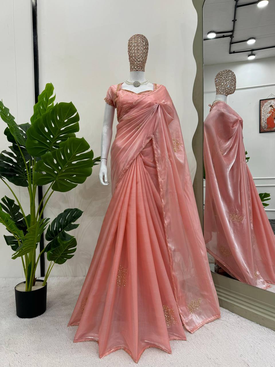 Jimmy Silk Hand Work Saree