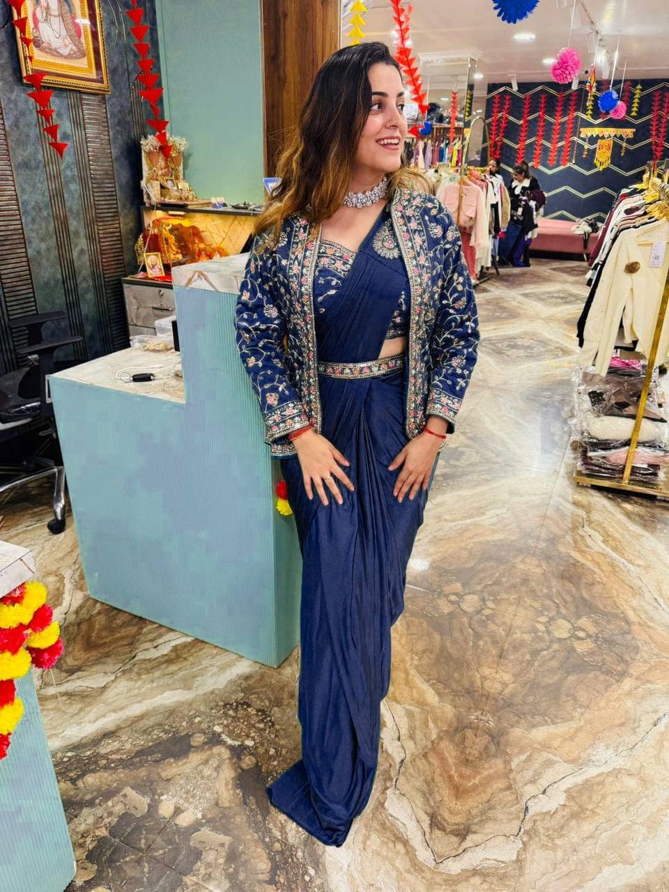 Rangoli Silk Wirth Embroidery With Banglory Saree