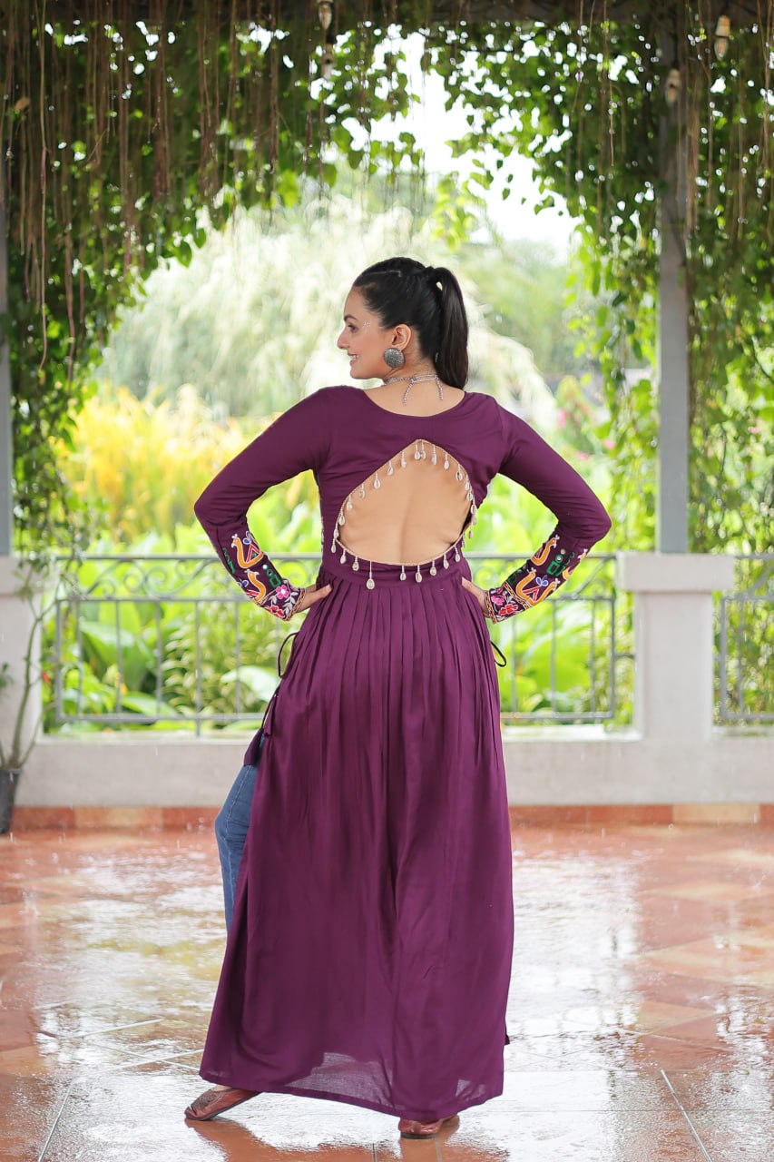 Navaratri Special Faux Georgette Leheriya Print Work Kurti